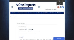 Desktop Screenshot of aoneimports.com